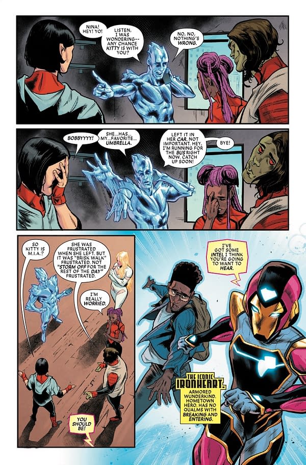 Interior preview page from EXCEPTIONAL X-MEN #12 CARMEN CARNERO COVER