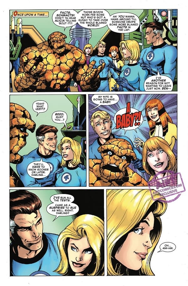 Interior preview page from FANTASTIC FOUR: FANFARE #4 RACHAEL STOTT COVER