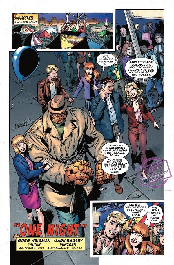 Interior preview page from FANTASTIC FOUR: FANFARE #4 RACHAEL STOTT COVER