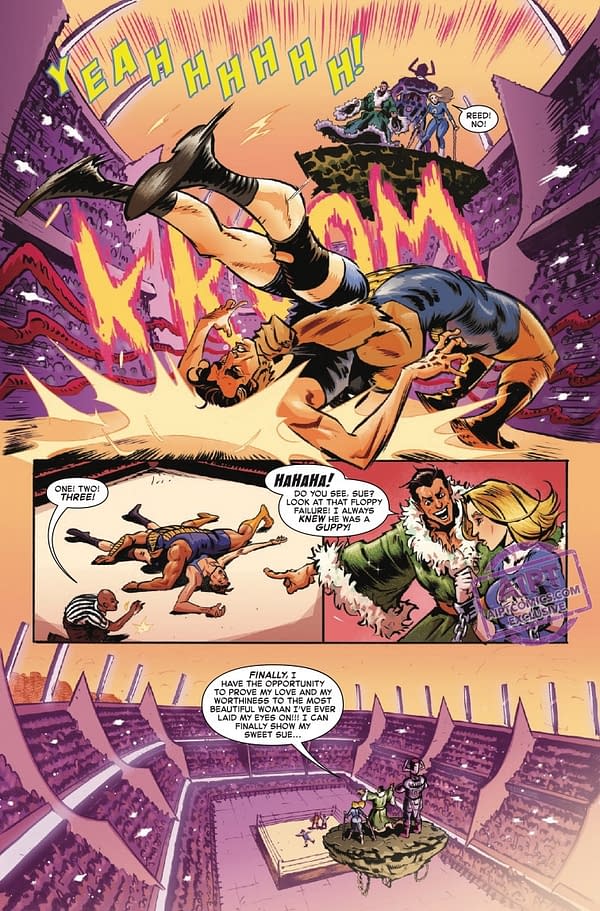 Interior preview page from FANTASTIC FOUR: FANFARE #4 RACHAEL STOTT COVER