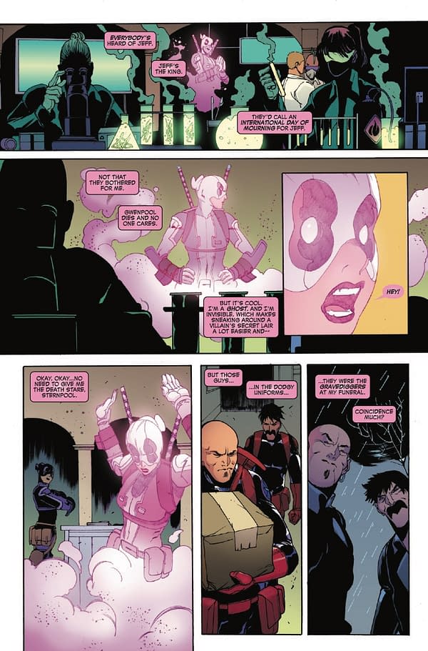 Interior preview page from GWENPOOL #5 CHAD HARDIN COVER