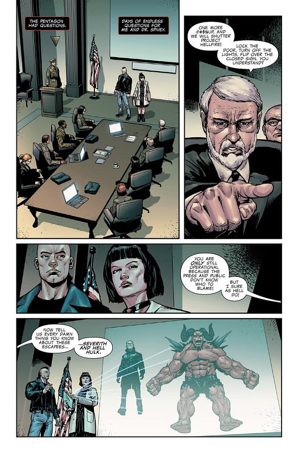 Interior preview page from HELLVERINE #9 KENDRICK "KUNKKA" LIM COVER