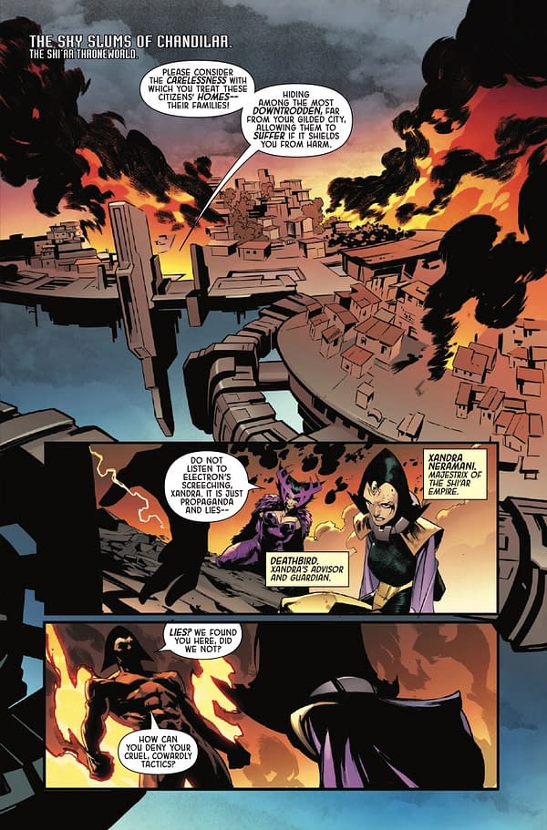 Interior preview page from IMPERIAL WAR: EXILES #1 FRANCESCO MORTARINO COVER