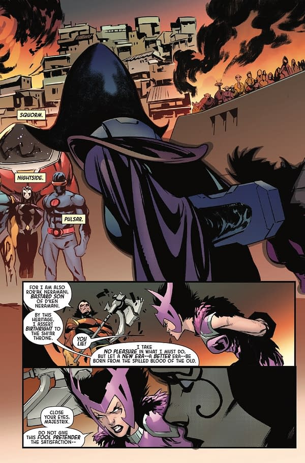 Interior preview page from IMPERIAL WAR: EXILES #1 FRANCESCO MORTARINO COVER