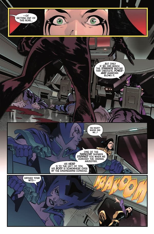 Interior preview page from IMPERIAL WAR: EXILES #1 FRANCESCO MORTARINO COVER