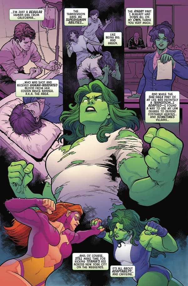 Interior preview page from IMPERIAL WAR: PLANET SHE-HULK #1 FRANCESCO MORTARINO COVER
