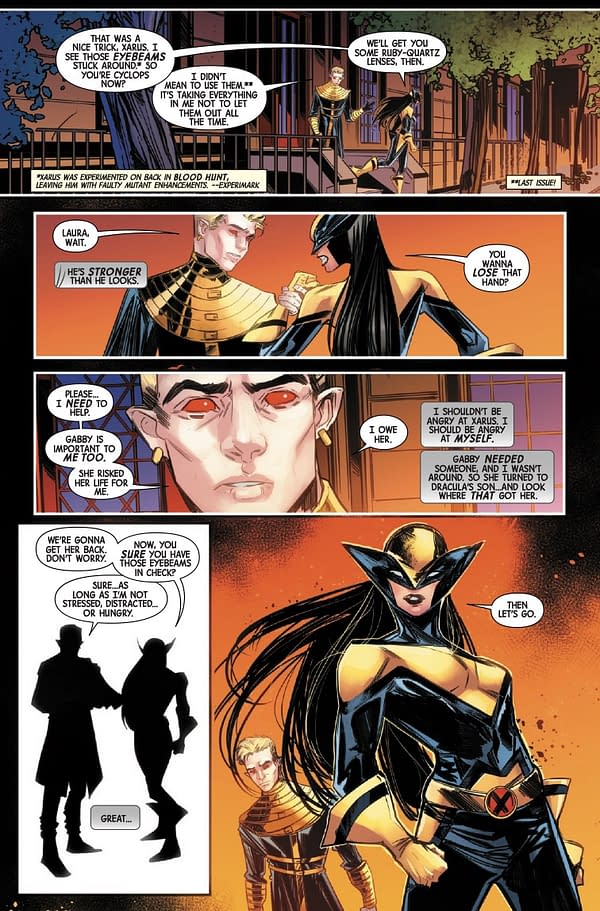 Interior preview page from LAURA KINNEY: WOLVERINE #10 ELENA CASAGRANDE COVER