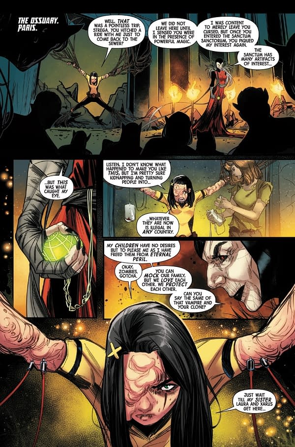 Interior preview page from LAURA KINNEY: WOLVERINE #10 ELENA CASAGRANDE COVER