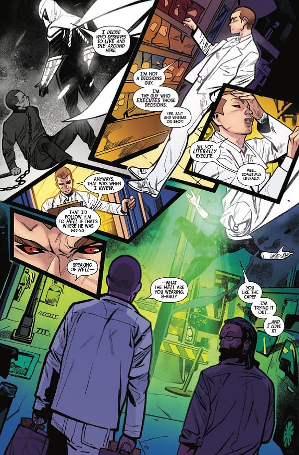 Interior preview page from MOON KNIGHT: FIST OF KHONSHU #11 DAVIDE PARATORE COVER