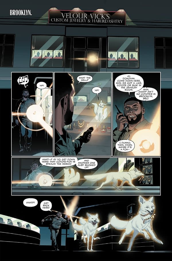 Interior preview page from MILES MORALES: SPIDER-MAN #37 FEDERICO VICENTINI COVER