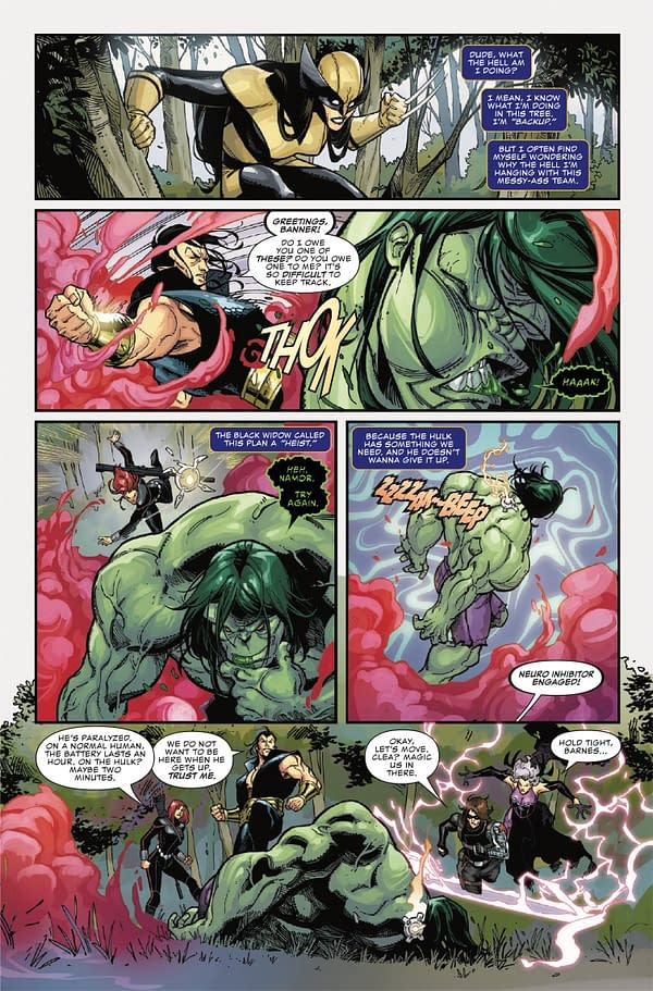 Interior preview page from NEW AVENGERS #3 STEPHEN SEGOVIA COVER
