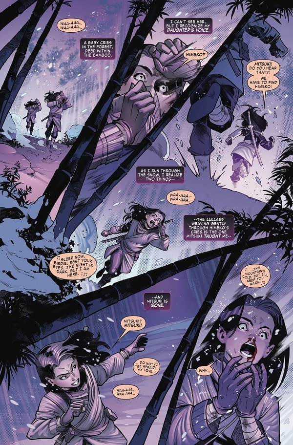 Interior preview page from PSYLOCKE #10 MAHMUD ASRAR COVER
