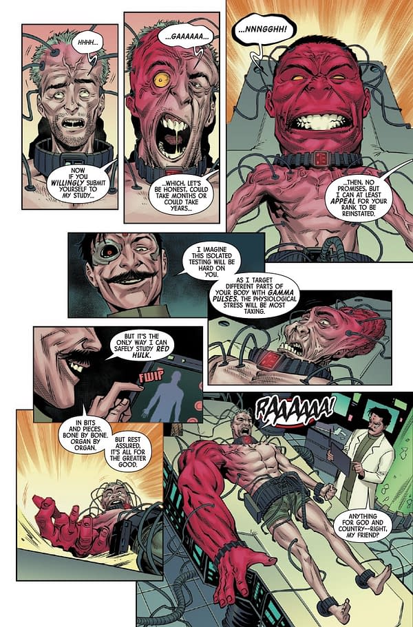 Interior preview page from RED HULK #7 GEOFF SHAW COVER