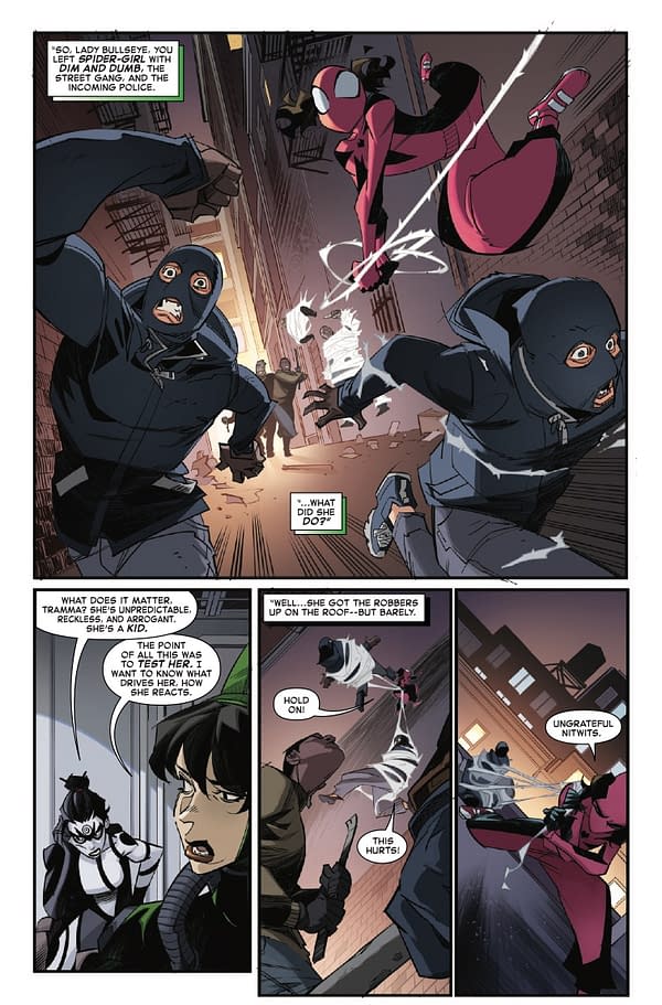Interior preview page from SPIDER-GIRL #3 DAVID NAKAYAMA COVER