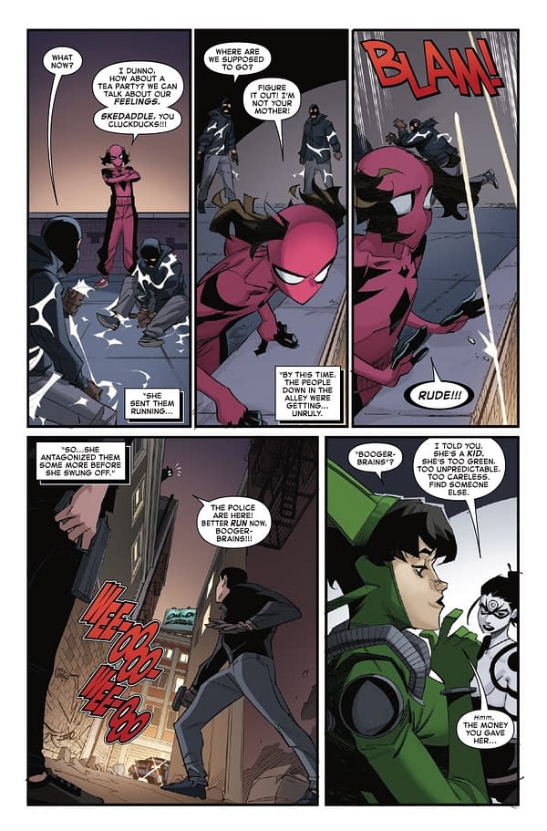 Interior preview page from SPIDER-GIRL #3 DAVID NAKAYAMA COVER