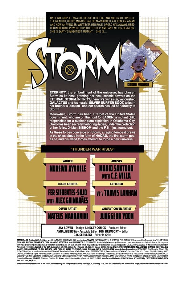 Interior preview page from STORM #11 MATEUS MANHANINI COVER