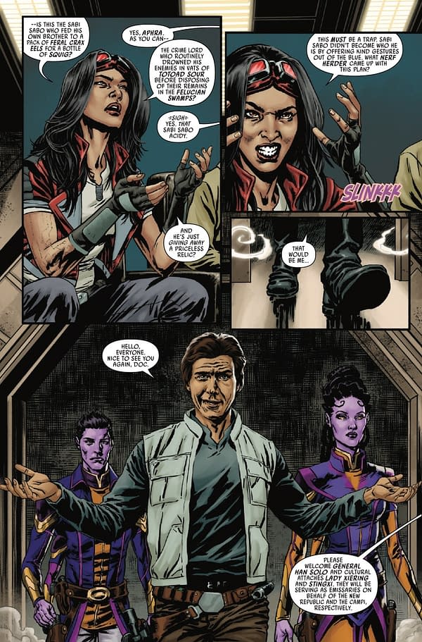 Interior preview page from STAR WARS: DOCTOR APHRA - CHAOS AGENT #3 EJIKURE COVER