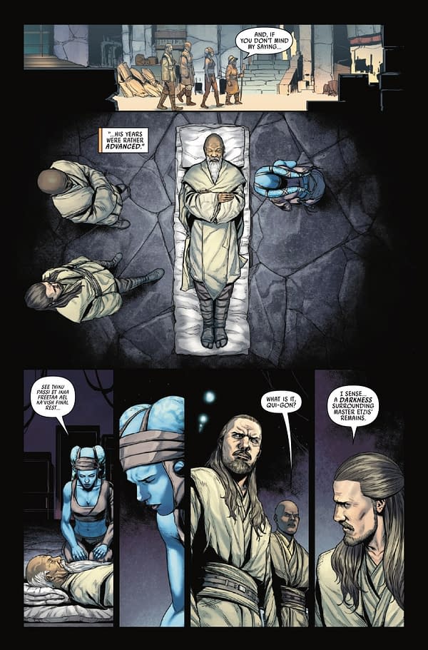Interior preview page from STAR WARS: JEDI KNIGHTS #6 MADIBEK MUSABEKOV COVER