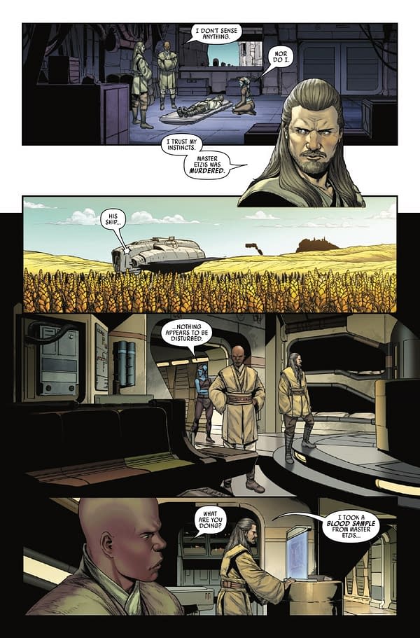 Interior preview page from STAR WARS: JEDI KNIGHTS #6 MADIBEK MUSABEKOV COVER