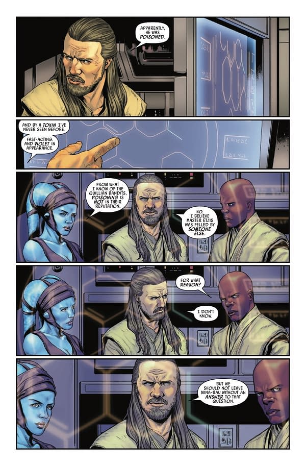 Interior preview page from STAR WARS: JEDI KNIGHTS #6 MADIBEK MUSABEKOV COVER