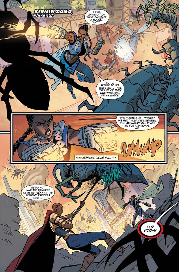 Interior preview page from SUPERIOR AVENGERS #5 R.B. SILVA COVER