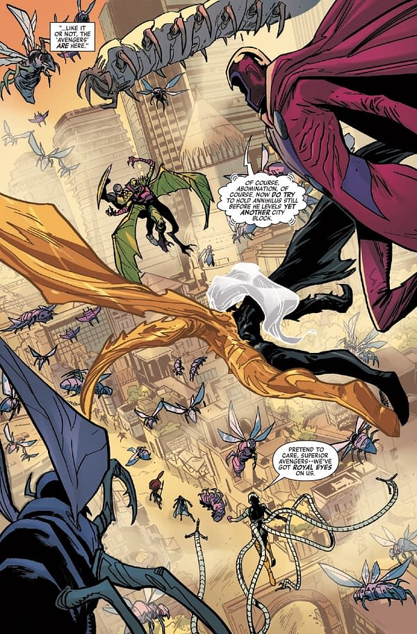 Interior preview page from SUPERIOR AVENGERS #5 R.B. SILVA COVER