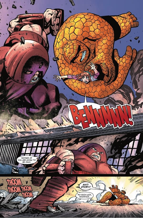 Interior preview page from THING #4 NICK BRADSHAW COVER