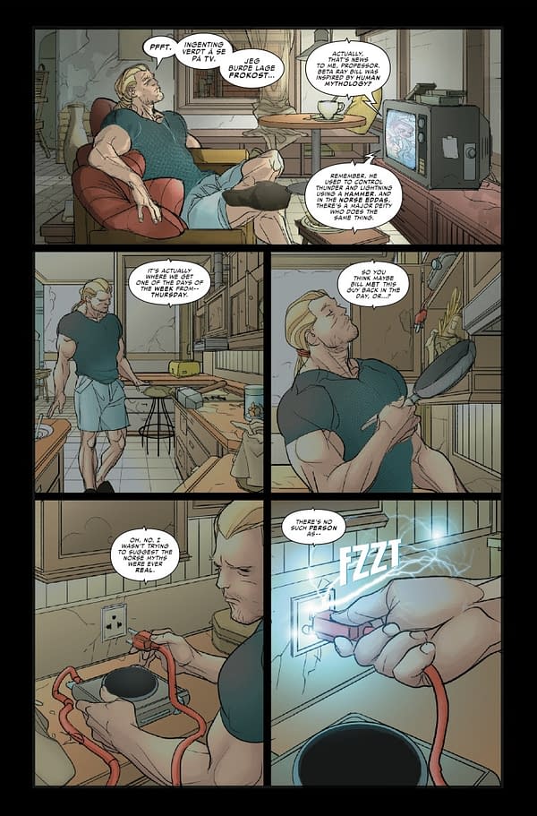 Interior preview page from MORTAL THOR #1 ALEX ROSS COVER
