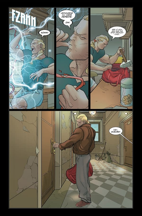 Interior preview page from MORTAL THOR #1 ALEX ROSS COVER