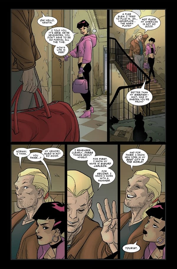 Interior preview page from MORTAL THOR #1 ALEX ROSS COVER