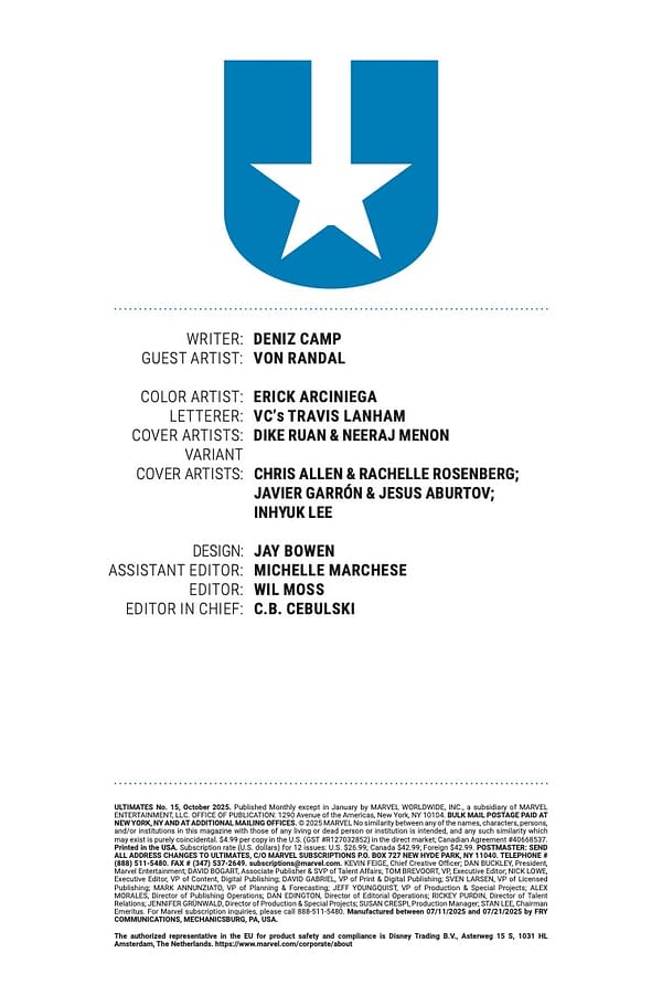 Interior preview page from ULTIMATES #15 DIKE RUAN COVER