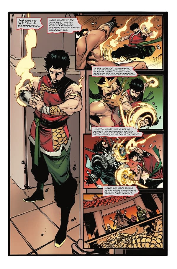 Interior preview page from ULTIMATES #15 DIKE RUAN COVER