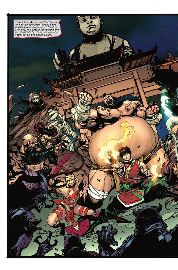 Interior preview page from ULTIMATES #15 DIKE RUAN COVER