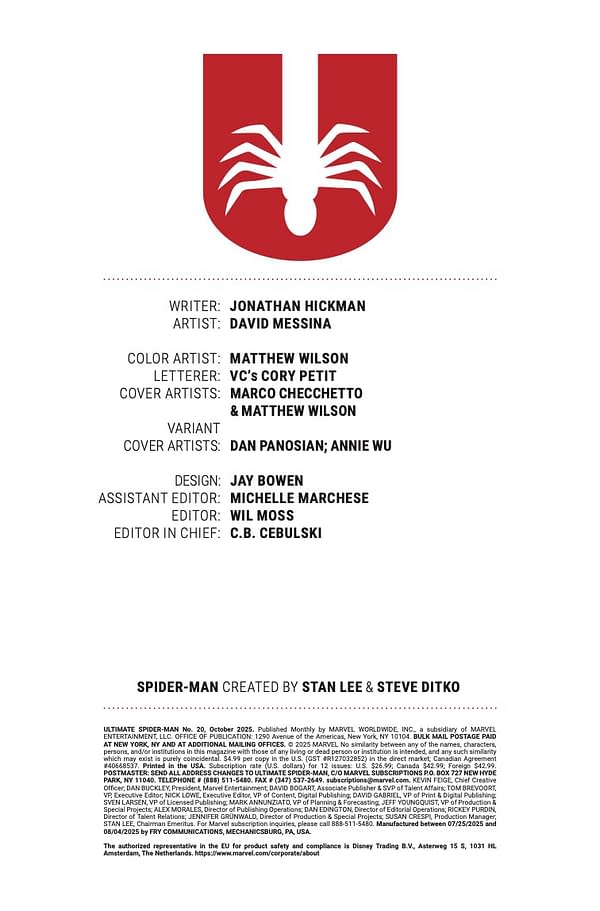 Interior preview page from ULTIMATE SPIDER-MAN #20 MARCO CHECCHETTO COVER