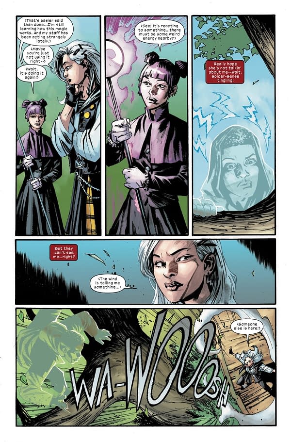 Interior preview page from ULTIMATE SPIDER-MAN: INCURSION #3 SARA PICHELLI COVER