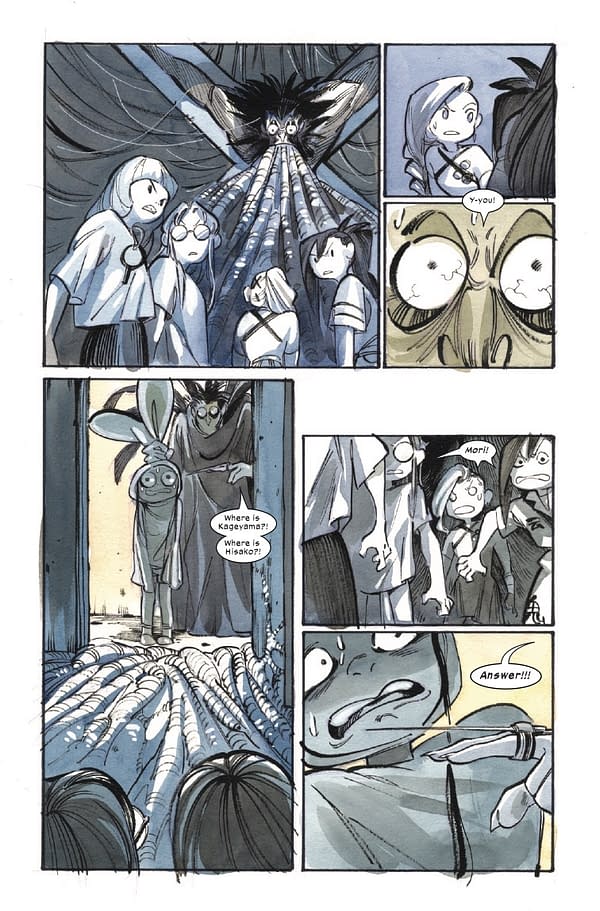 Interior preview page from ULTIMATE X-MEN #18 PEACH MOMOKO COVER