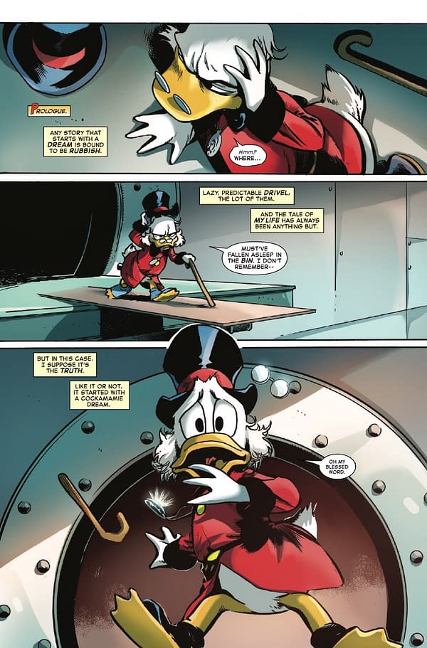 Interior preview page from UNCLE SCROOGE: EARTH'S MIGHTIEST DUCK #1 GABRIELE DELL'OTTO COVER