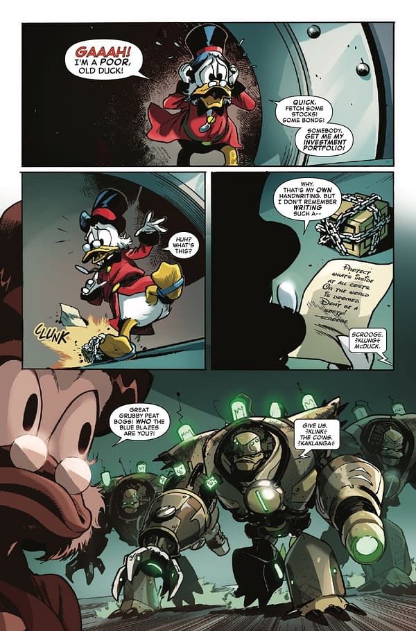 Interior preview page from UNCLE SCROOGE: EARTH'S MIGHTIEST DUCK #1 GABRIELE DELL'OTTO COVER