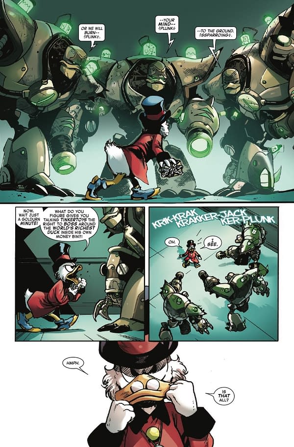 Interior preview page from UNCLE SCROOGE: EARTH'S MIGHTIEST DUCK #1 GABRIELE DELL'OTTO COVER