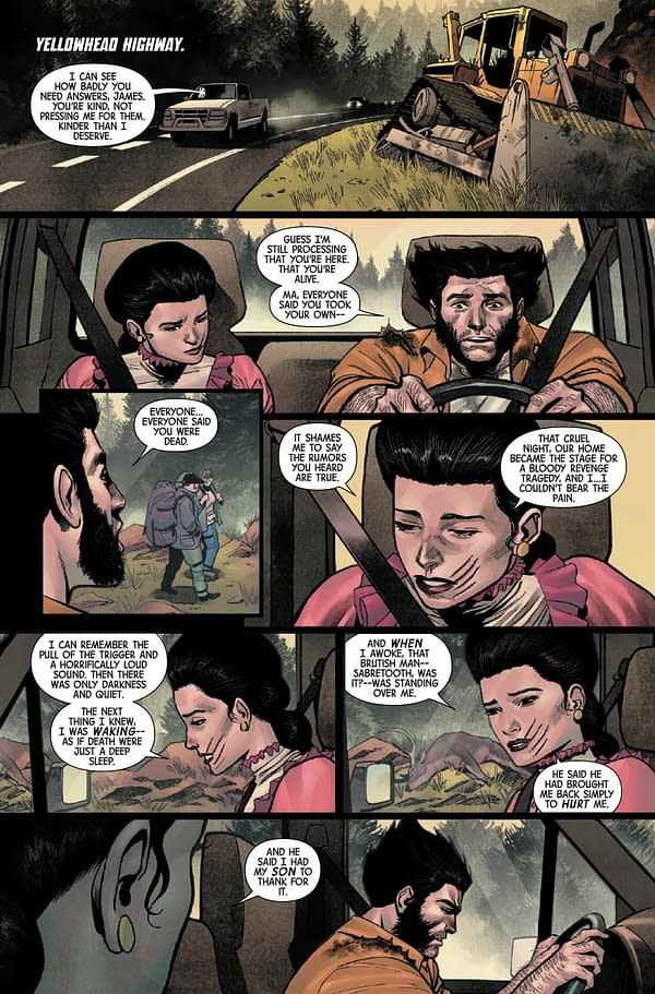 Interior preview page from WOLVERINE #12 MARTIN COCCOLO COVER
