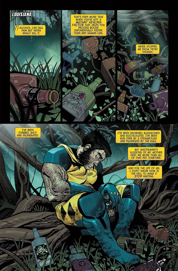 Interior preview page from WOLVERINE #13 MARTIN COCCOLO COVER