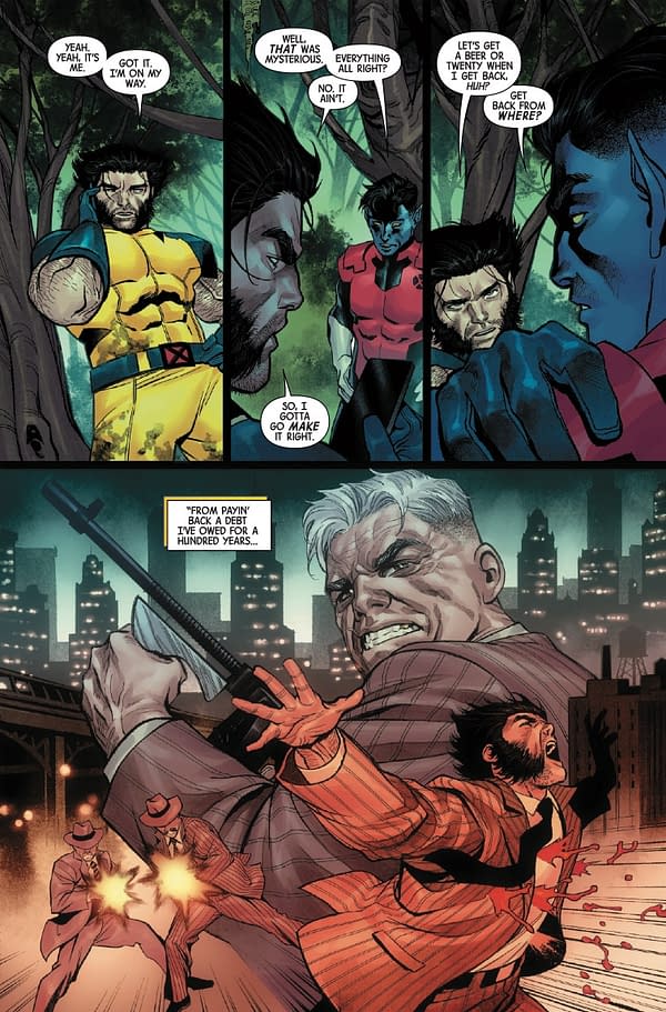 Interior preview page from WOLVERINE #13 MARTIN COCCOLO COVER