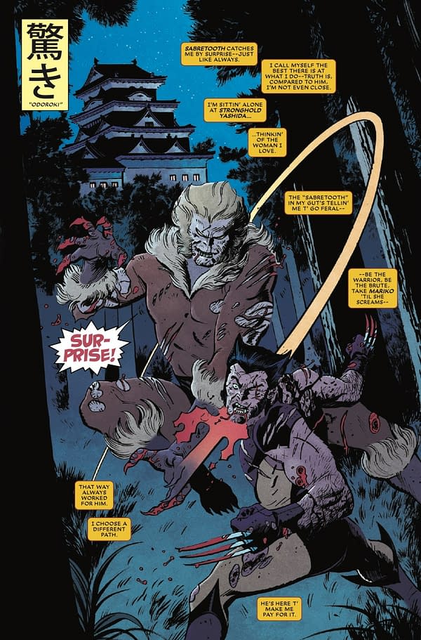 Interior preview page from WOLVERINE BY CHRIS CLAREMONT #1 STEVE MCNIVEN COVER