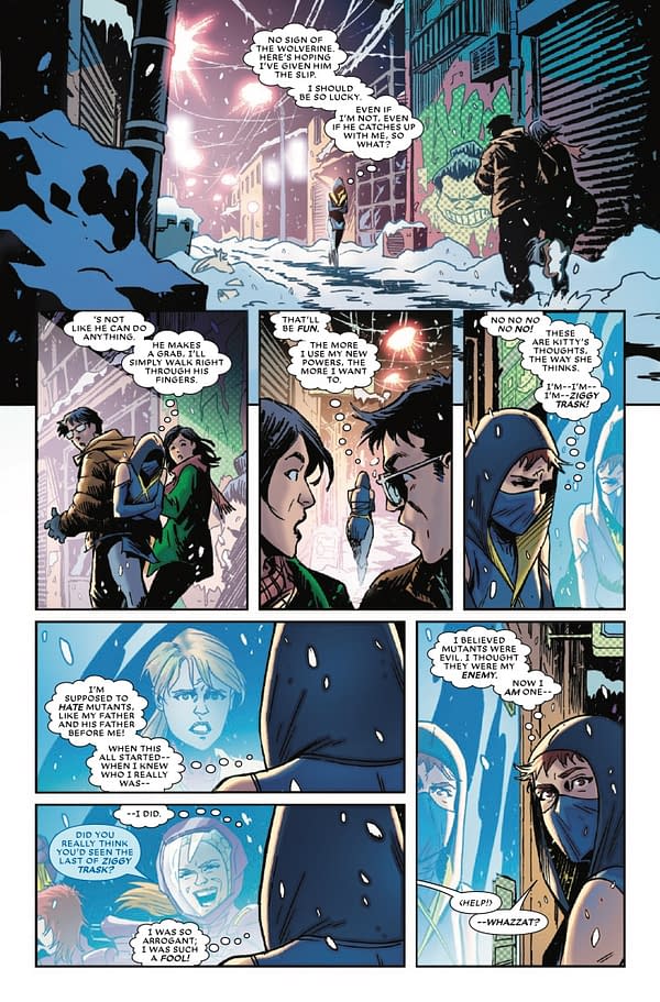 Interior preview page from WOLVERINE AND KITTY PRYDE #5 ALAN DAVIS COVER