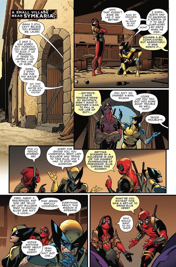Interior preview page from WOLVERINE AND DEADPOOLS #2 ALESSANDRO CAPPUCCIO COVER