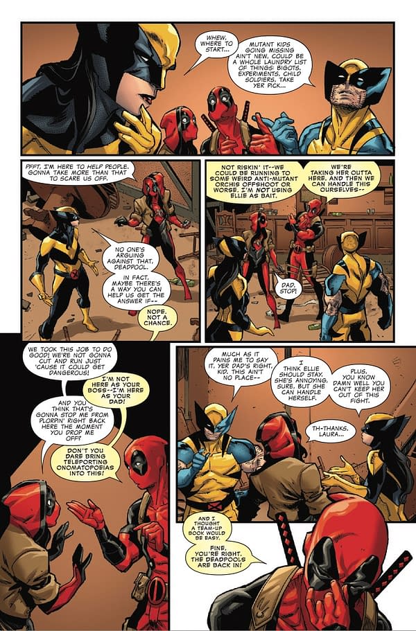 Interior preview page from WOLVERINE AND DEADPOOLS #2 ALESSANDRO CAPPUCCIO COVER
