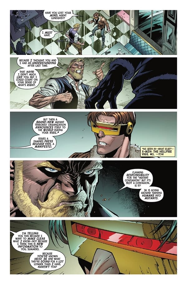 Interior preview page from X-MEN #20 RYAN STEGMAN COVER