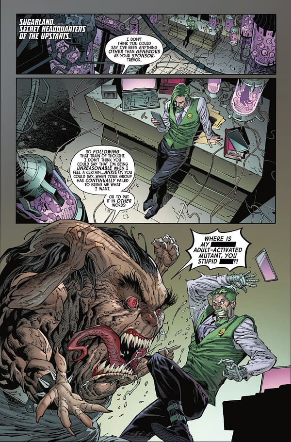 Interior preview page from X-MEN #21 NETHO DIAZ COVER