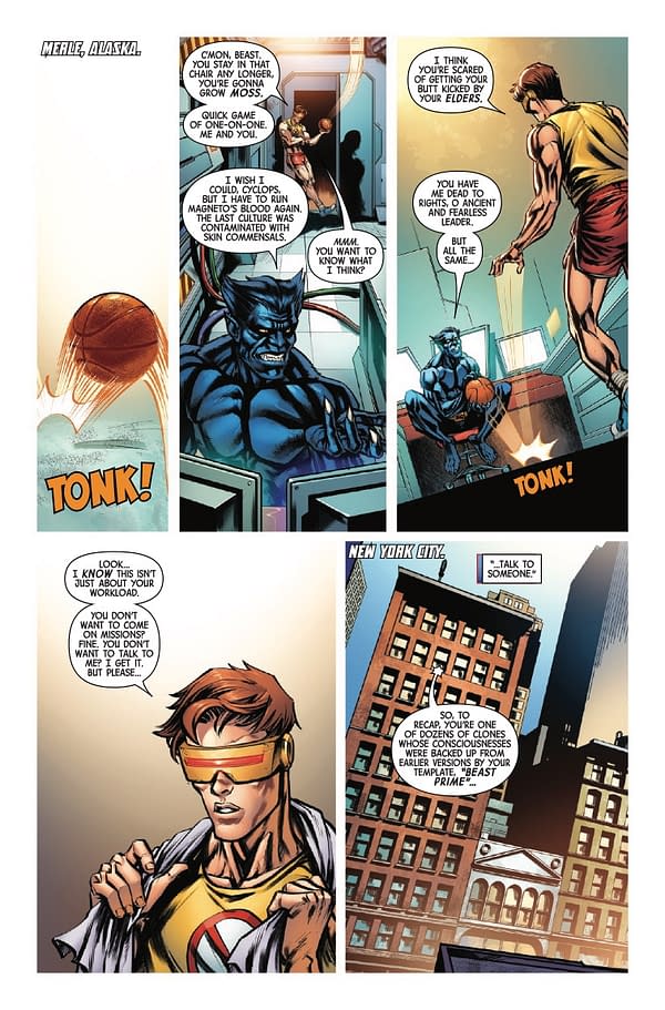 Interior preview page from X-MEN: TOOTH AND CLAW #1 MIKE MCKONE COVER