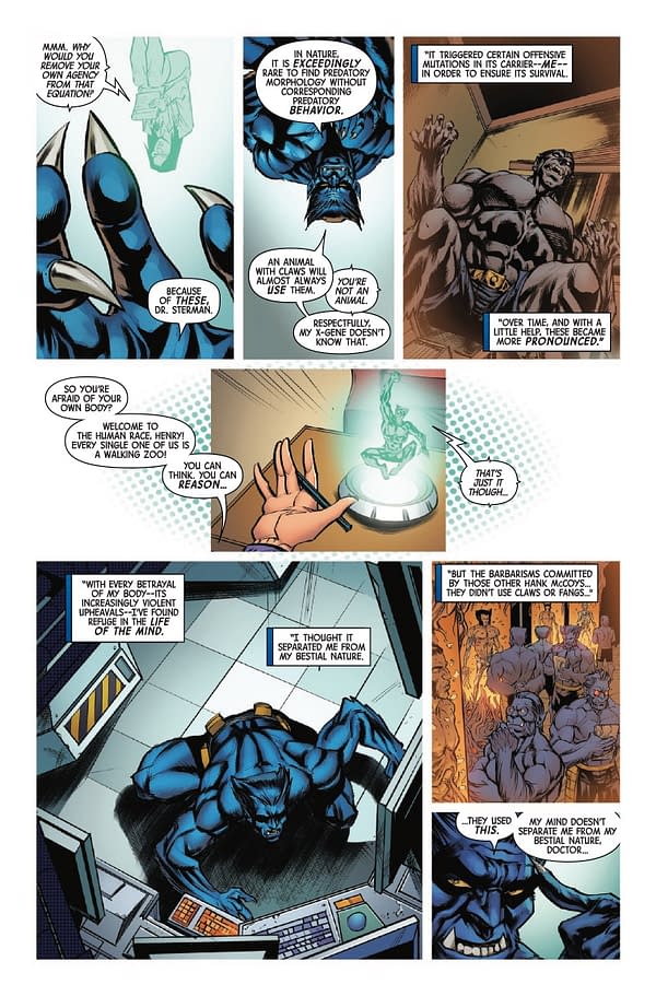 Interior preview page from X-MEN: TOOTH AND CLAW #1 MIKE MCKONE COVER